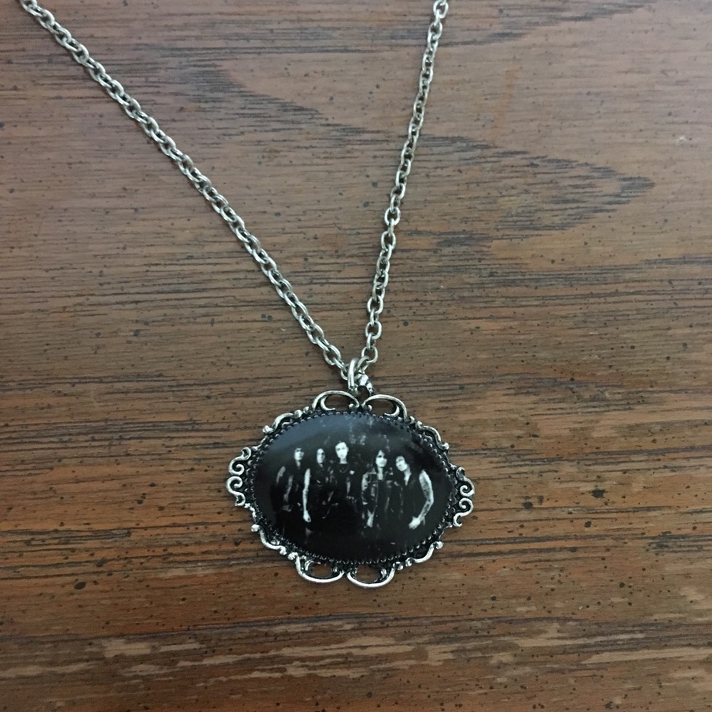 Black Veil Brides Silver Filigree Necklace